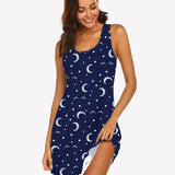 Printed Chemise Racerback Sleep Dress