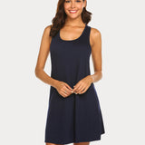 Racerback Tank Dress Nightgown