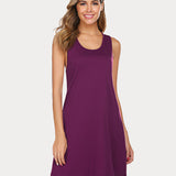Racerback Tank Dress Nightgown