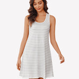 Printed Chemise Racerback Sleep Dress