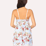 Floral Lace Full Slip Nightgown