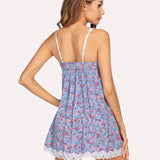 Leopard Lace Chemise Full Slip Dress