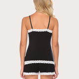 Floral Trim Cami Pajama Set