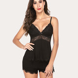 Lace Nightwear Pajamas Lounge Sets