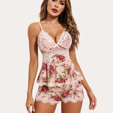 Lace Nightwear Pajamas Lounge Sets