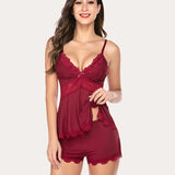 Lace Nightwear Pajamas Lounge Sets