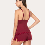 Lace Nightwear Pajamas Lounge Sets