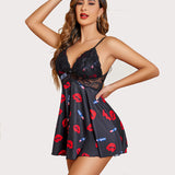 Lace Full Slip Dress Sleepwear
