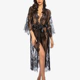 Lace Kimono Robe Sheer Nightdress
