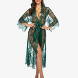 Lace Kimono Robe Sheer Nightdress