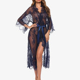 Lace Kimono Robe Sheer Nightdress