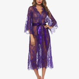 Lace Kimono Robe Sheer Nightdress