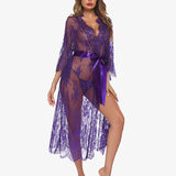 Lace Kimono Robe Sheer Nightdress