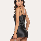 Satin Dress Mini Slip Nightwear