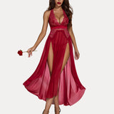 Leopard Deep V Neck Nightwear