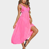 Lace Mesh Chemise V Neck Sleepwear