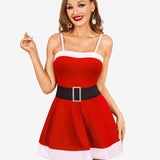 Swing Dress with Santa Belt