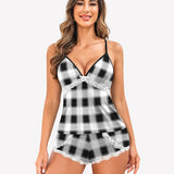 Cami Set Lace Trim Short Pjs Sets