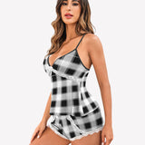 Cami Set Lace Trim Short Pjs Sets
