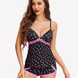 Cami Set Lace Trim Short Pjs Sets
