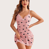 Soft Ruched Chemises Lingerie