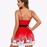 Santa Halter Sleepwear Babydoll