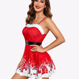 Santa Halter Sleepwear Babydoll