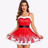Santa Halter Sleepwear Babydoll