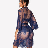 3 Piece Bra and Panty Sets with Robe