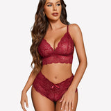 3 Piece Bra and Panty Sets with Robe