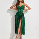 Lace Babydoll Mesh Nightdress