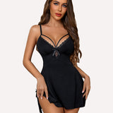 Lace Modal Babydoll Chemise