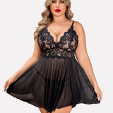 Plus Size Sleepwear Exotic Lace Lingerie Sets