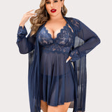 Plus Size Sleepwear Exotic Lace Lingerie Sets