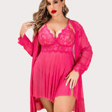 Plus Size Sleepwear Exotic Lace Lingerie Sets