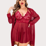 Plus Size Sleepwear Exotic Lace Lingerie Sets