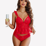 Bra And Panty Sets Cami Top 2 Pcs Pjs Sets