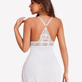 Lace Nightgown V Neck Soft Chemise