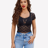 Short Sleeve See Through Shirts