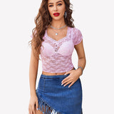 Short Sleeve See Through Shirts