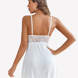 Lace Strap Nightwear Modal Sleep Dress