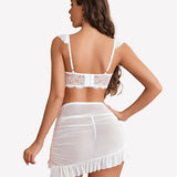 Lingerie Set Lace Bra and Bodydon Dress