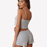 Cami Pajama Sets Ribbed Lounge Set