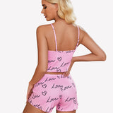 Cami Pajama Sets Ribbed Lounge Set