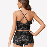 Ribbed Cami Pajama Set 2 Piece PJ Set