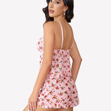 Ruffled Mesh Cami Lingerie