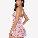 Ruffled Mesh Cami Lingerie