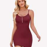 Slip Adjustable Spaghetti Strap Mini Dress