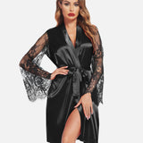 Satin Kimono Robe
