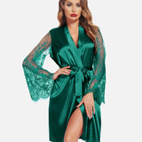 Satin Kimono Robe